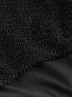 Crinkle noir - Bas de bikini