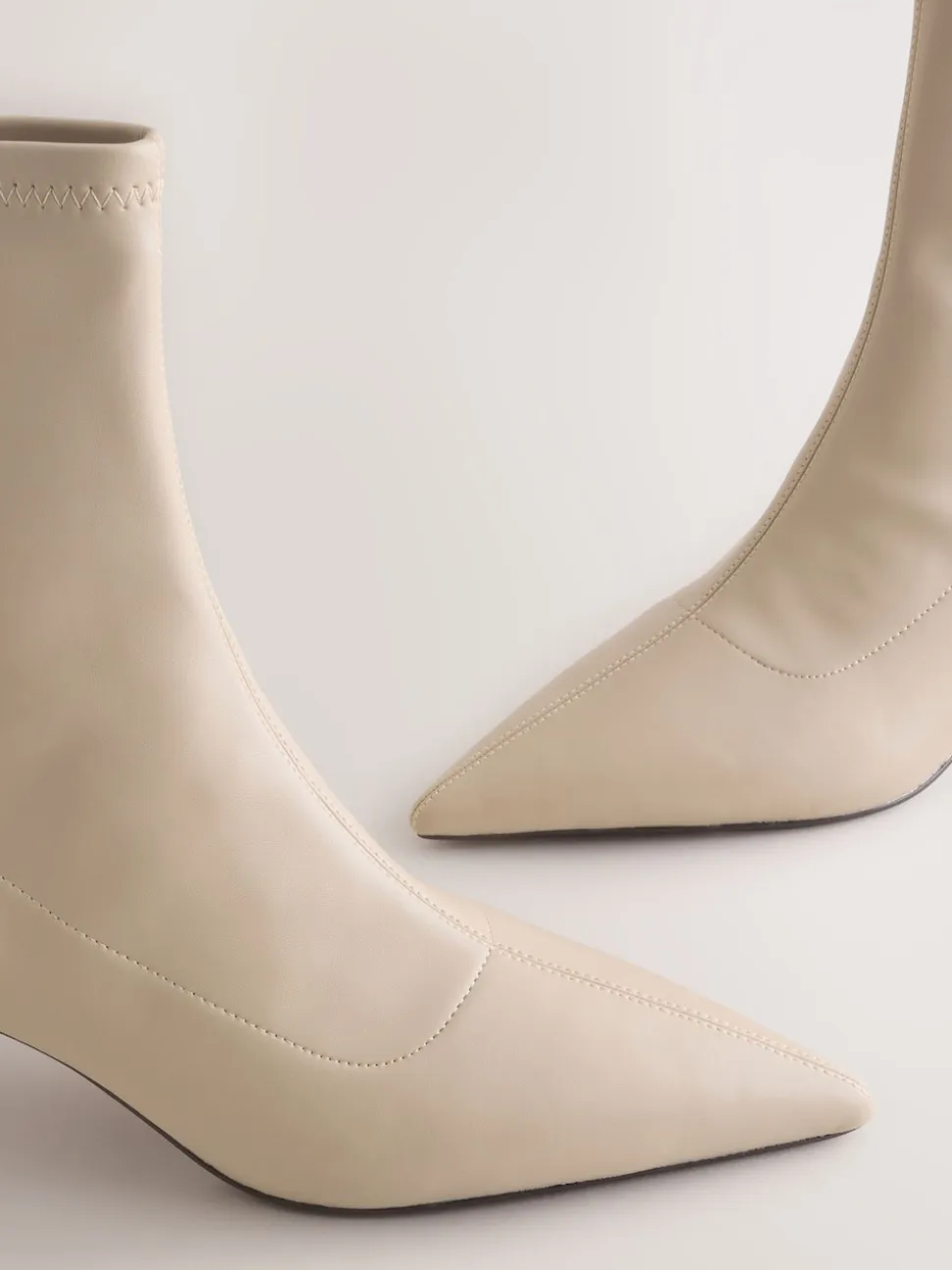 Crème - Bottes chaussettes Forever Comfort® à bout pointu