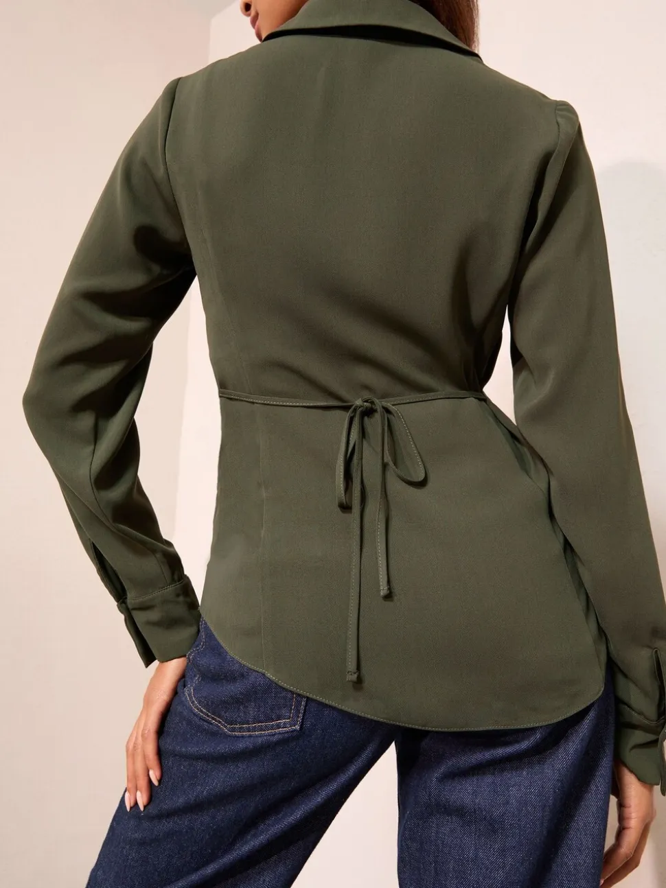 Crème - Chemise Friends Like These à boutons de couture