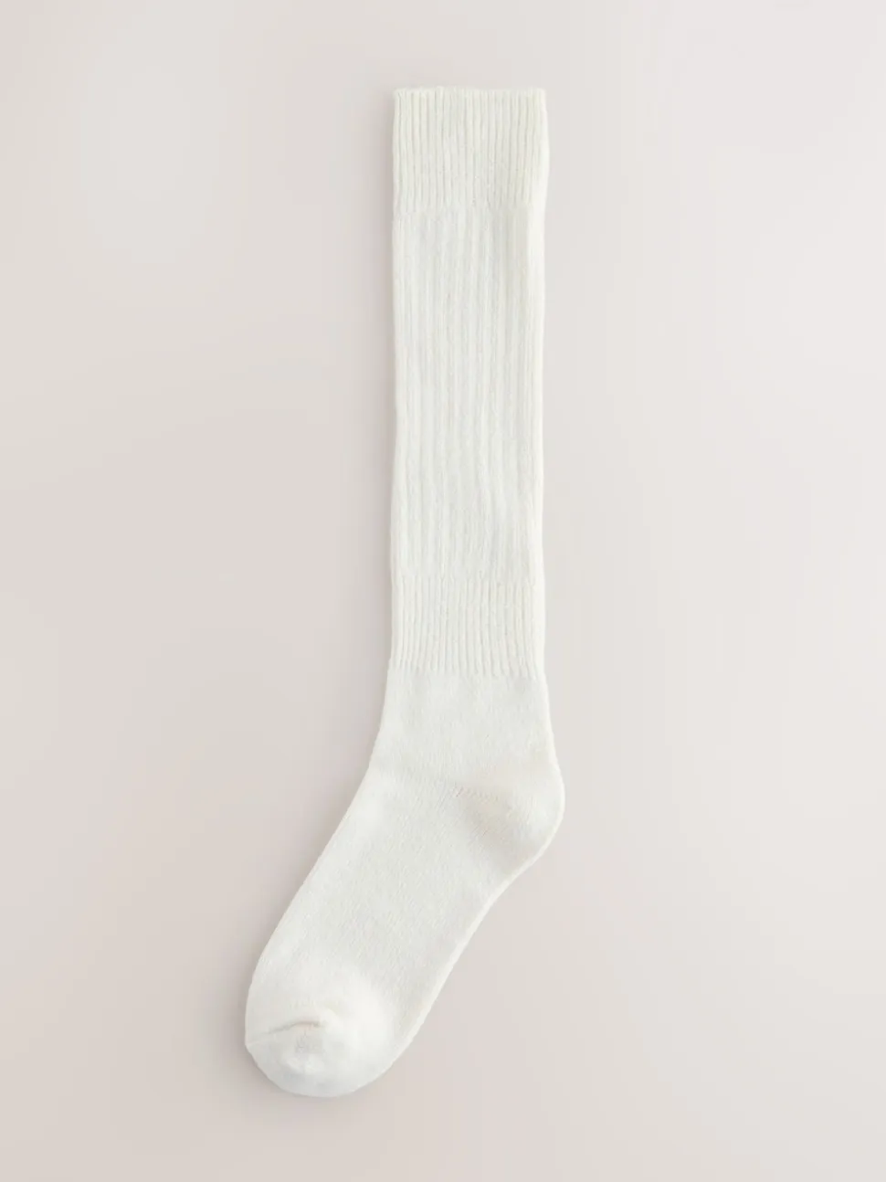 Crème - Lot de 1 paires de chaussettes longues souples