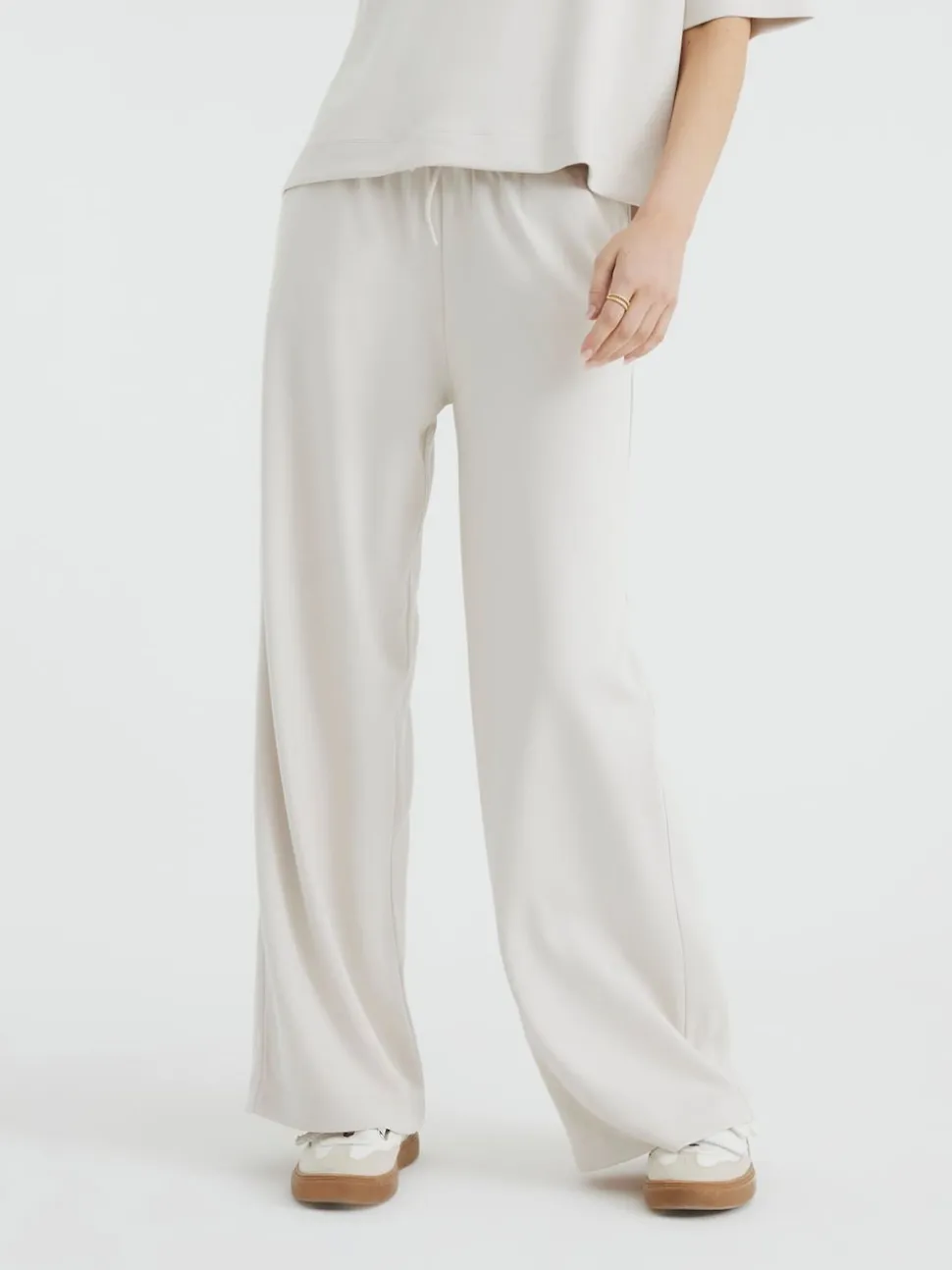 Crème - River Island jogging large haut de gamme