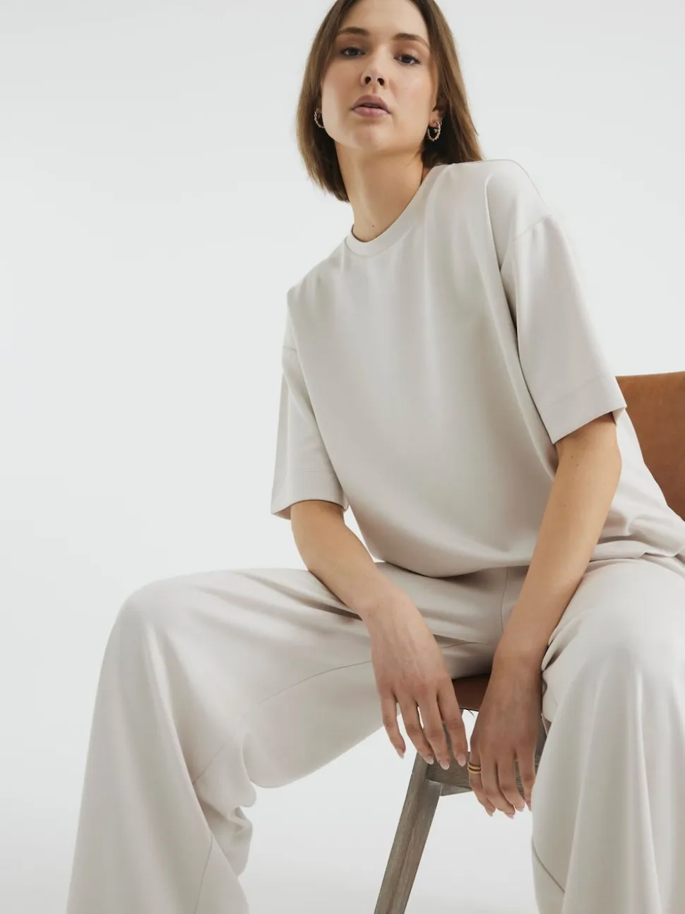 Crème - River Island jogging large haut de gamme