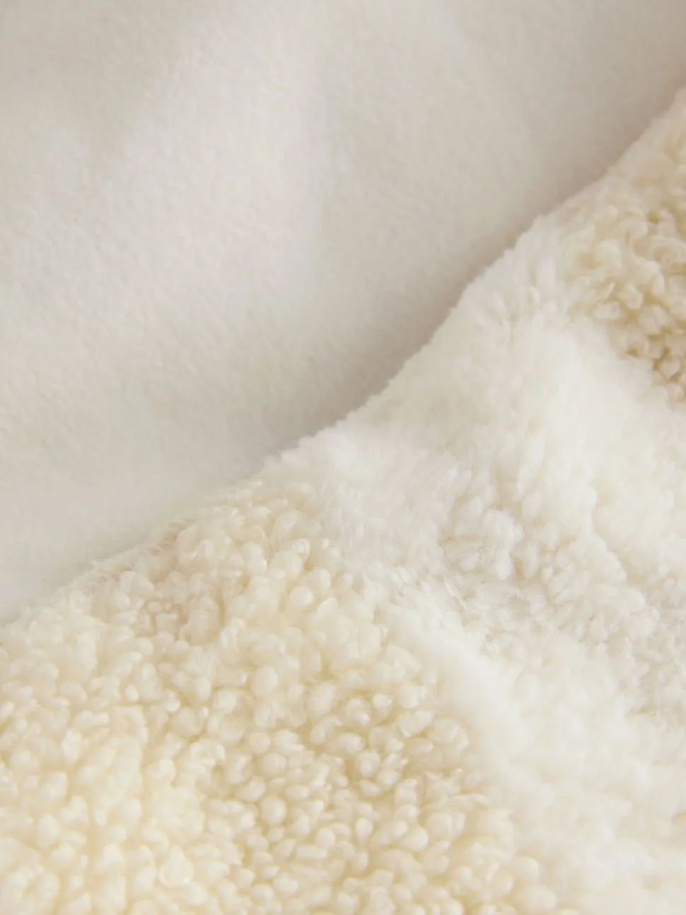 Crème - Robe de chambre à rayures texturées