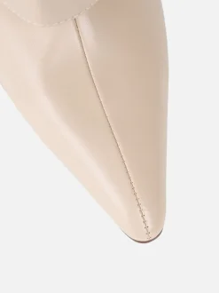 Crème - Simmi London Saoirse bottes à talons hauteur genou