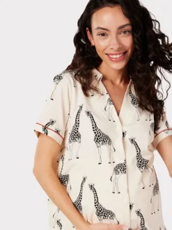 Crème imprimé girafe - Ensemble Chelsea Peers