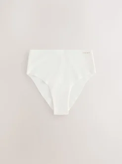 Crème/Rose/Noir - Lot de 3 culottes en coton majoritaire sans VPL