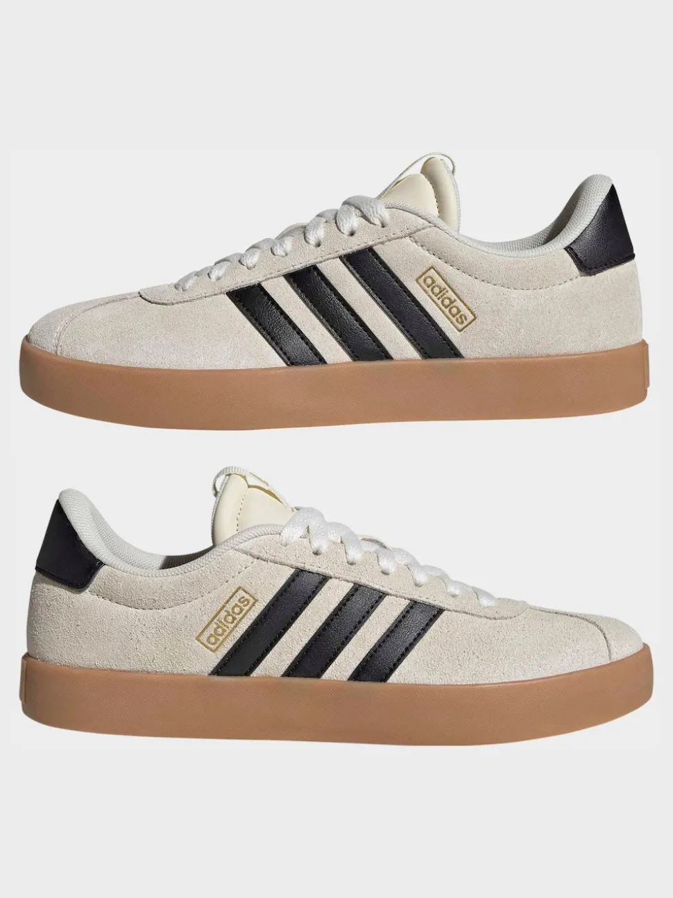 Écru - Adidas VL Court 3.0 Formateurs