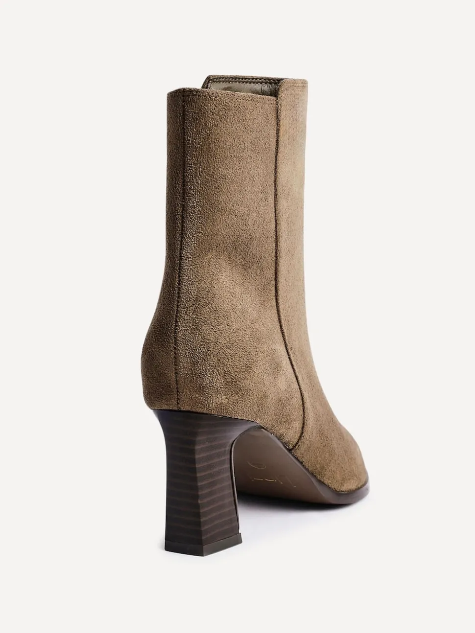 Écru - Bottes Linzi Thorn à talons carrés empilés
