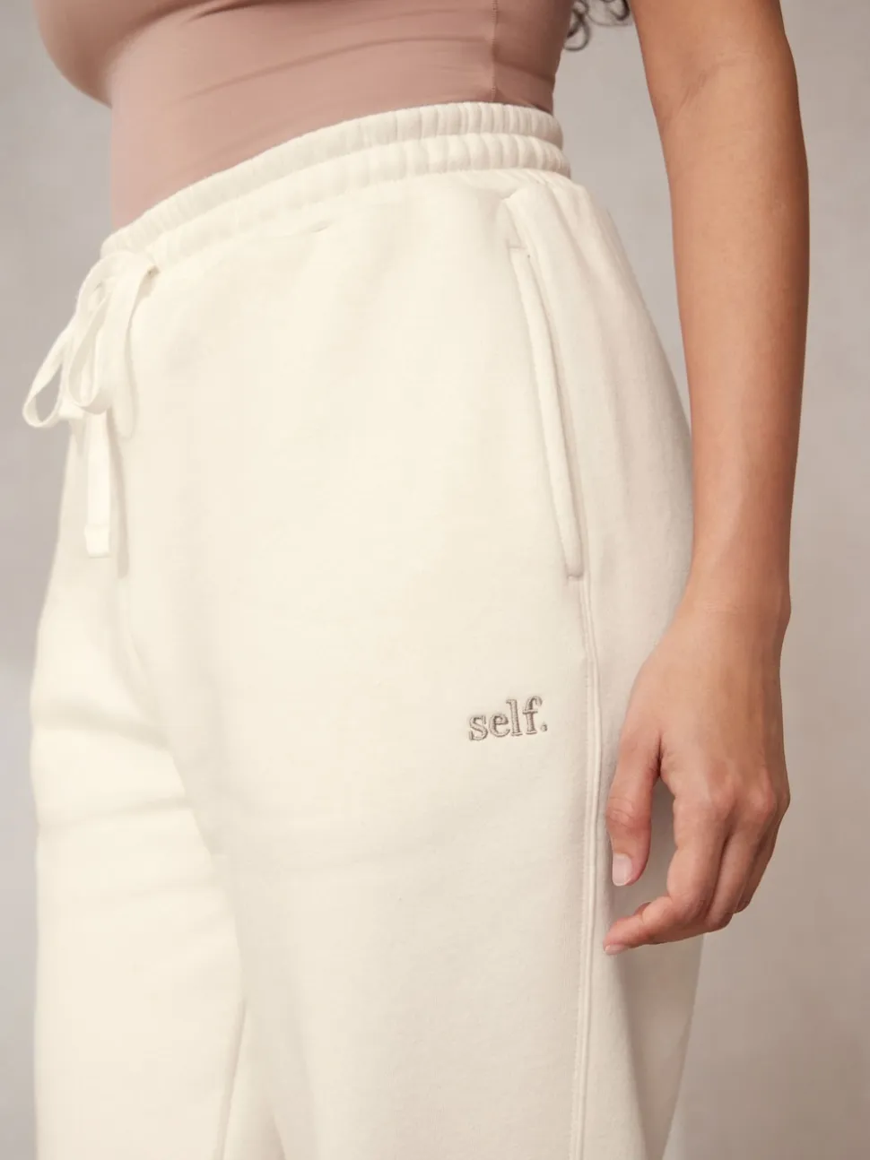 écru - Joggers menottés