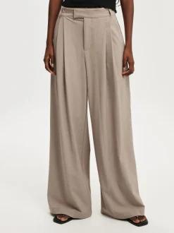 Écru - Pantalon plissé Cotton On Izzy