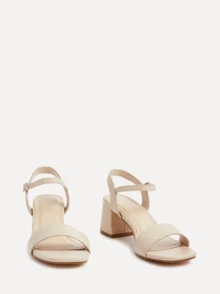 Écru - Sandales Linzi Darcie à talons bas et épais