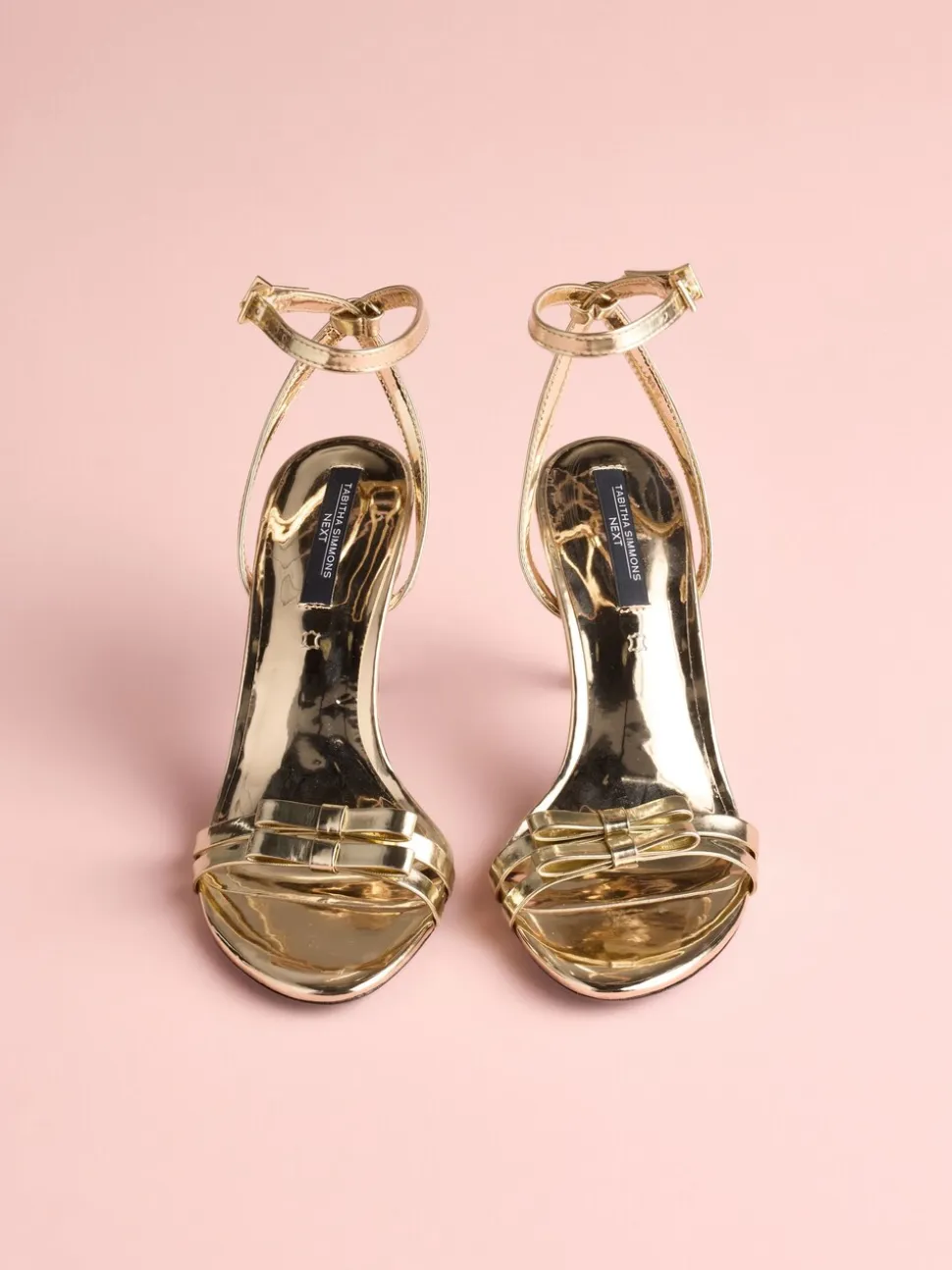 Cuir doré - Sandales à talons Tabitha Simmons X Next Midnight Siren avec nœud