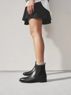 Cuir noir - Bottines Chelsea ultra confortables