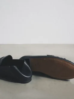 Cuir noir - Mocassins The Set Premium en daim