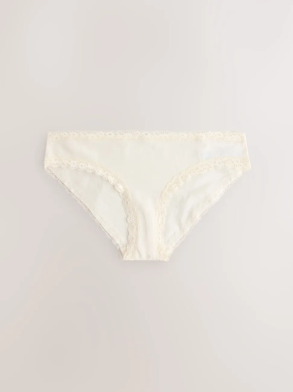 Cœur rouge/vert à carreaux - Lot de 4 culottes en coton et dentelle