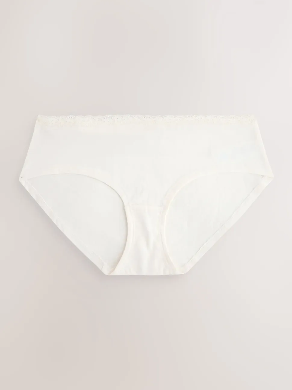 Cœur rouge/vert à carreaux - Lot de 4 culottes en coton et dentelle
