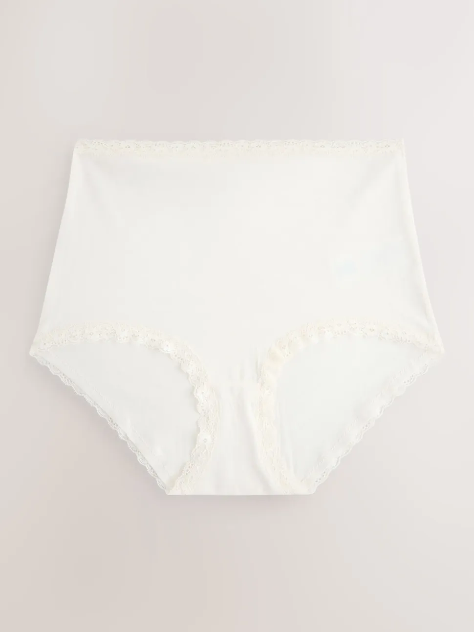 Cœur rouge/vert à carreaux - Lot de 4 culottes en coton et dentelle