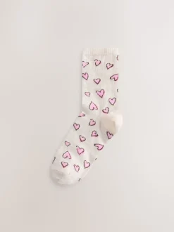 Cœur sommaire - Paquet de chaussettes de cheville 4