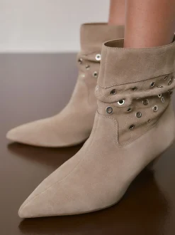 Daim neutre - Bottes Forever Comfort® avec ornements
