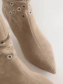 Daim neutre - Bottes Forever Comfort® avec ornements