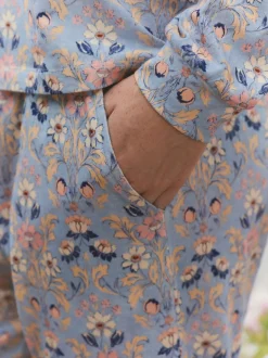 Damask Bleu Semington - Pyjama Laura Ashley Jersy Twosie