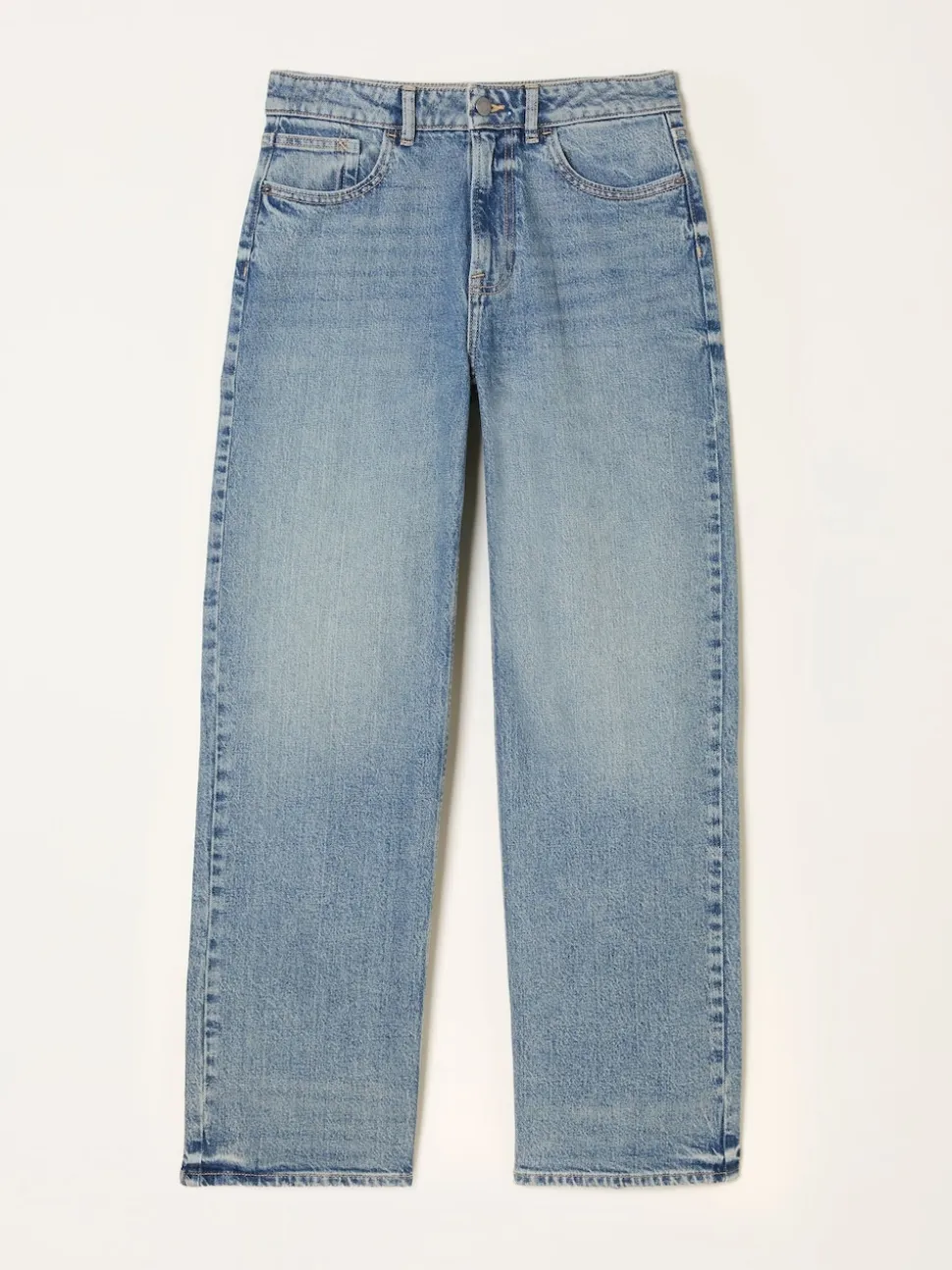 Denim délavé à l’eau de Javel - Jean droit décontracté FatFace