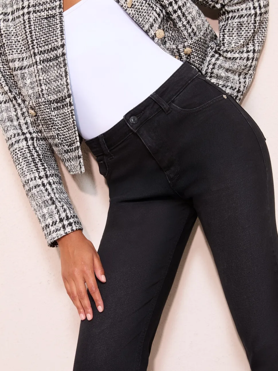 Denim noir - Friends Like These Jean droit cheville