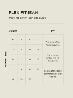 Délavage bleu - Jean extensible à enfiler à jambe large taille haute