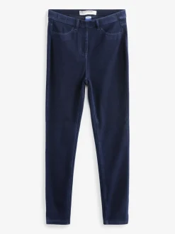 Délavage bleu - Leggings courts en jersey