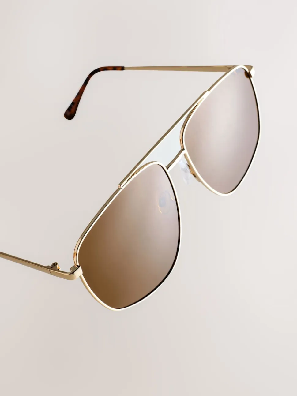 Doré (métal) - Lunettes de soleil style aviateur