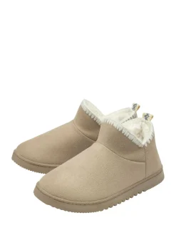 Dunlop Chaussons bottines en faux daim Whipstitch