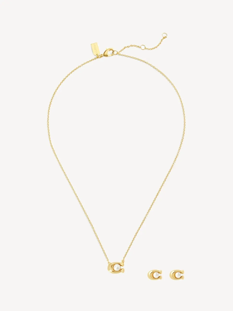 Ensemble de bijoux COACH Signature en perles