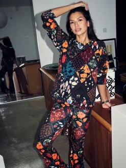 Ensemble pyjama Never Fully Dressed en coton évasé