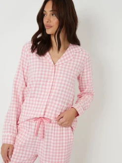 Ensemble pyjama Threadbare à carreaux et manches longues