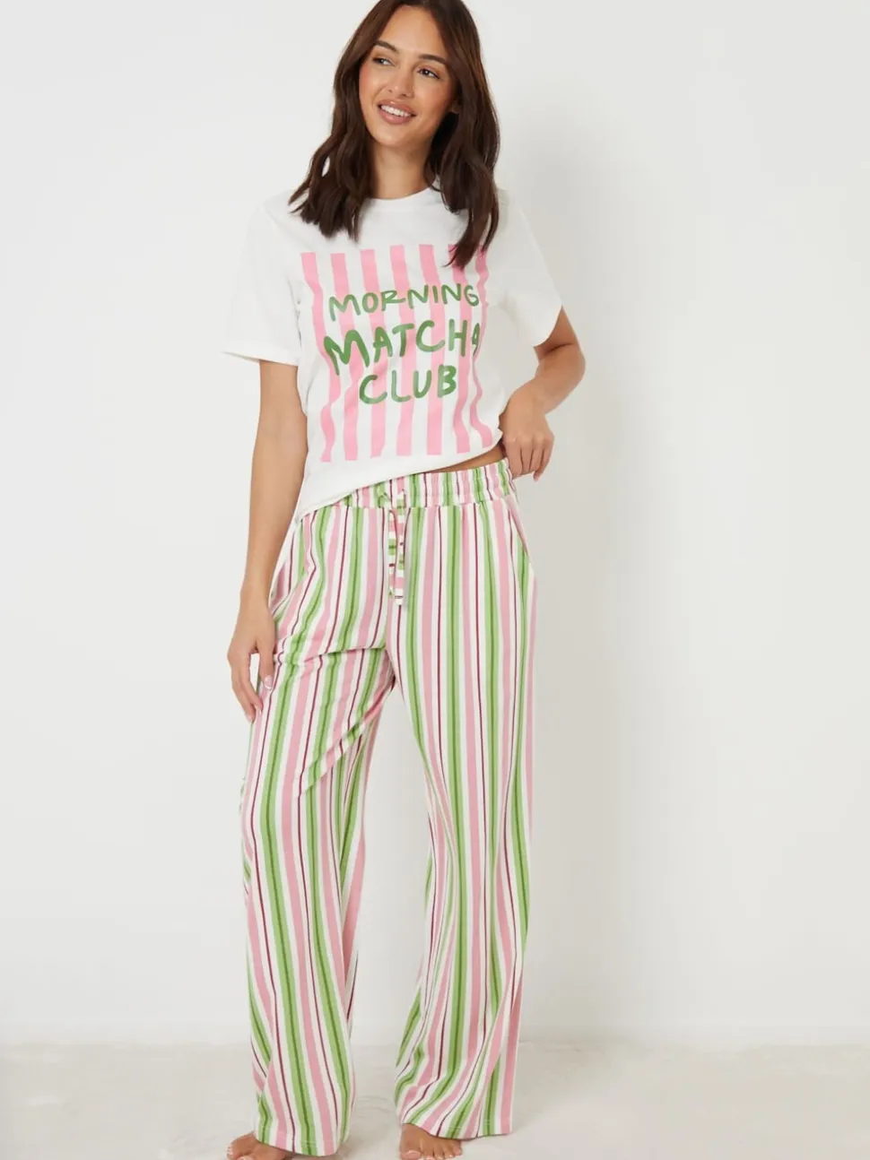 Ensemble pyjama Threadbare à manches courtes imprimé graphique