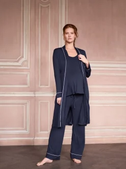 Ensemble Seraphine Grossesse et Allaitement Vêtements de nuit 3 Pieces