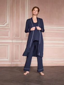 Ensemble Seraphine Grossesse et Allaitement Vêtements de nuit 3 Pieces