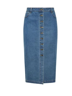 Evans boutonné Denim Jupes