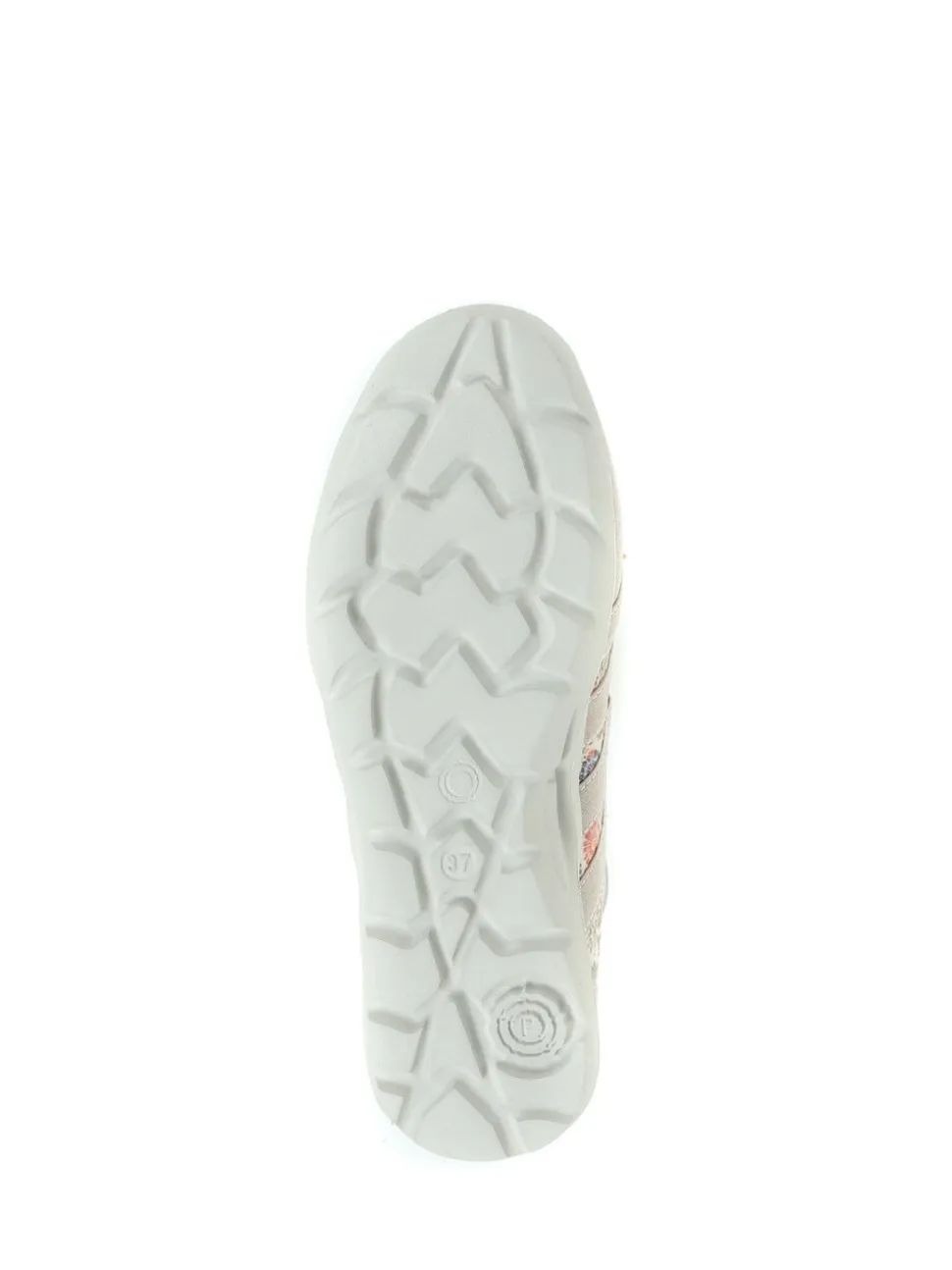 Fleuri - Chaussures Pavers en cuir décontractées coupe large pour femme