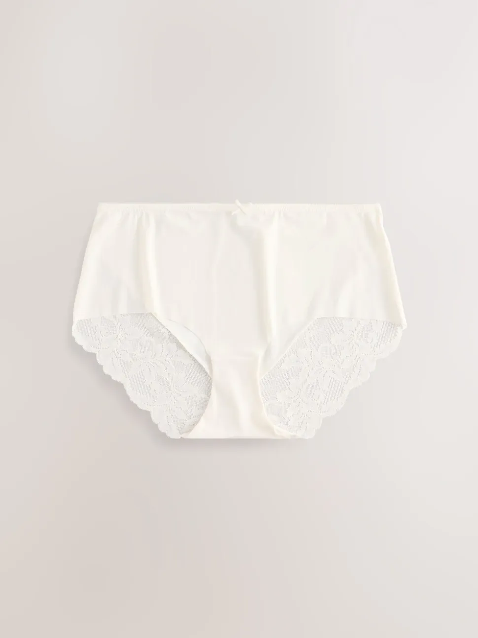 Floral bleu - No VPL Lace Back Briefs 5 Pack