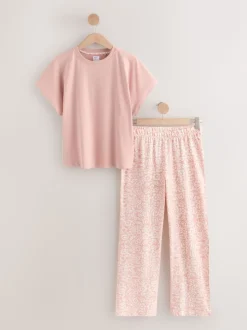 Floral rose - Pyjama à manches courtes