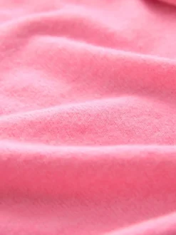 Fluro Rose - Haut super doux en maille à manches courtes