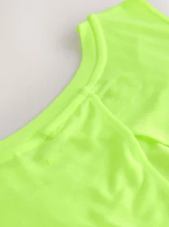 Fluro Vert - Débardeur Active léger à dos ouvert
