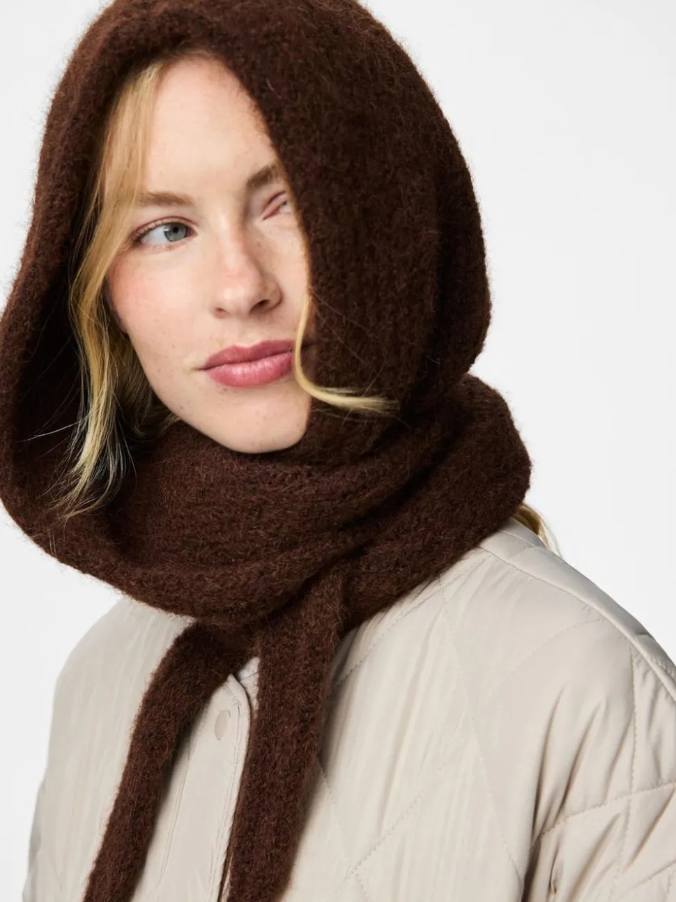 Foulard PIECES en maille