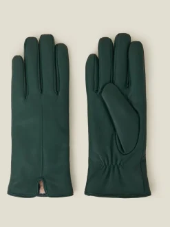 Gants Accessorize en cuir avec doublure en fausse fourrure