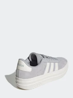 Gris - adidas baskets VL Court Bold