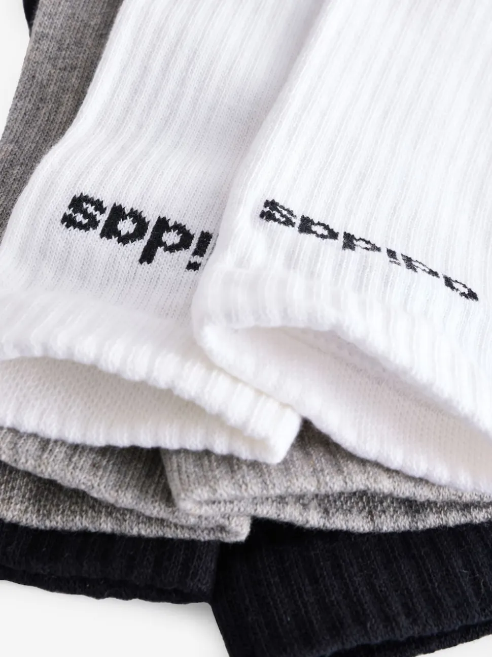Gris - Adidas Linear Crew Cushioned Socks 3 Pack