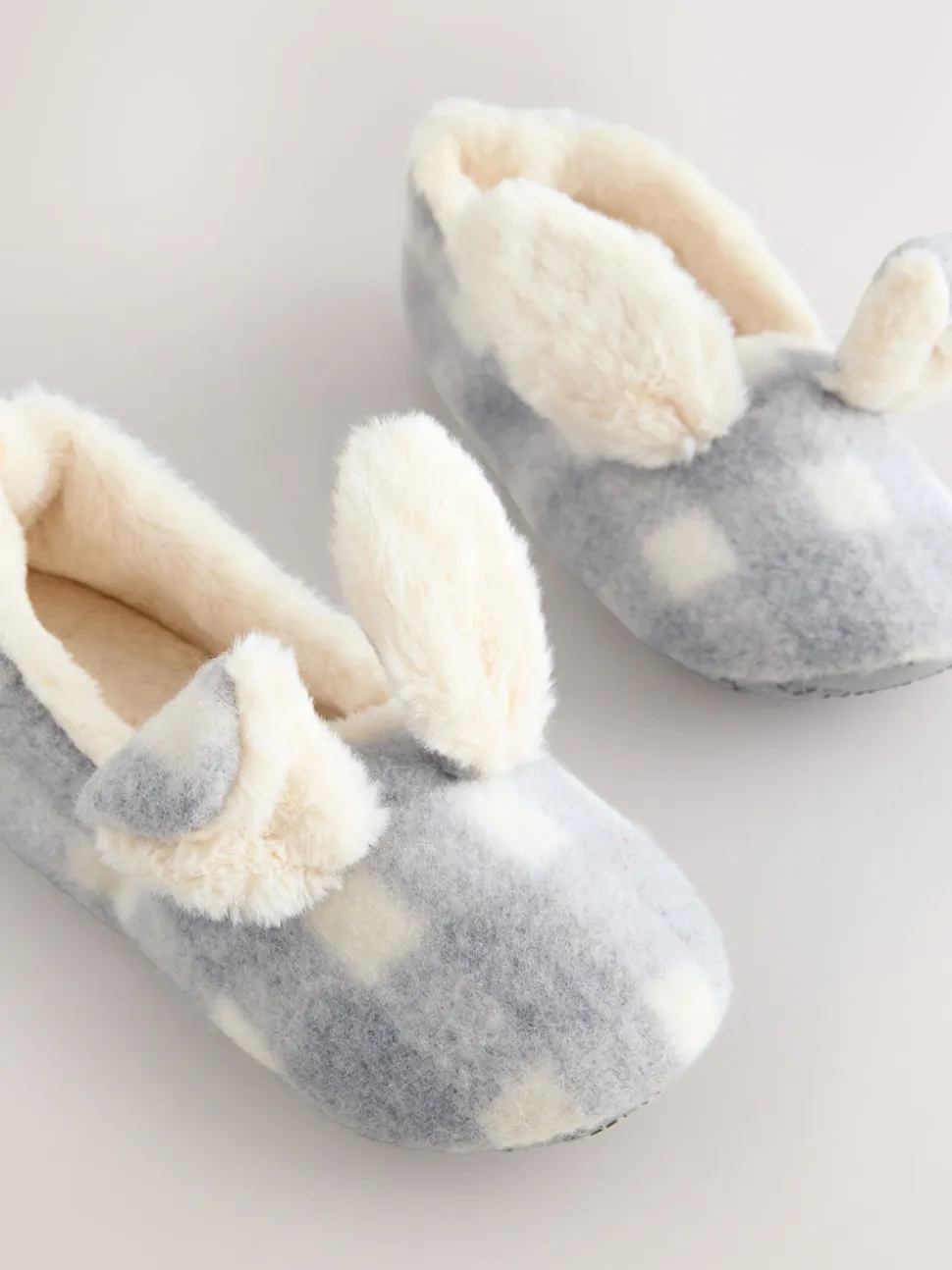 Gris À carreaux Lapin - Chaussons de ballet