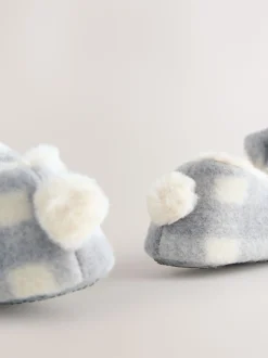 Gris À carreaux Lapin - Chaussons de ballet