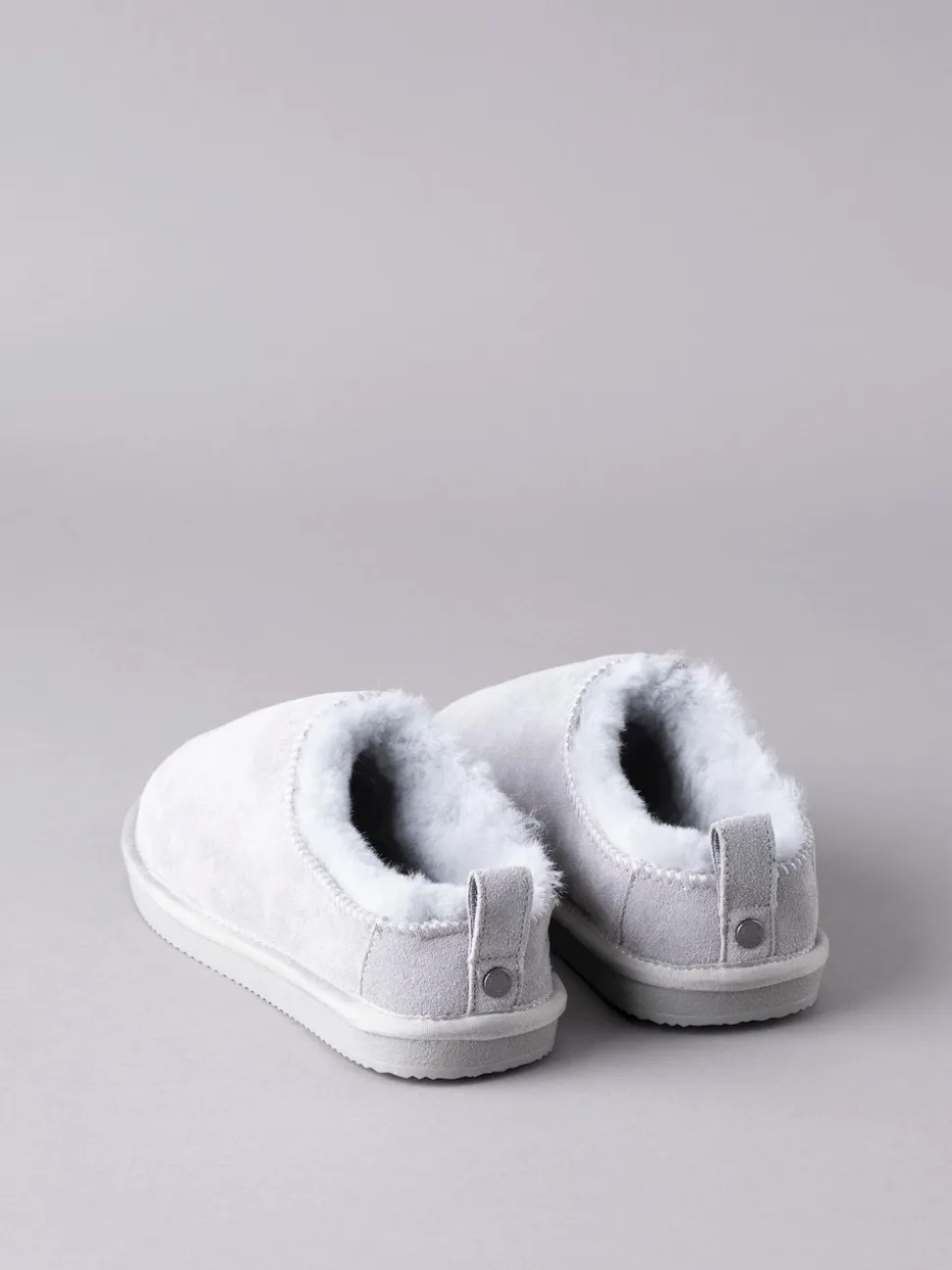 Gris - Chaussons d’hiver Lakeland Leather Sabot en peau de mouton pour femme